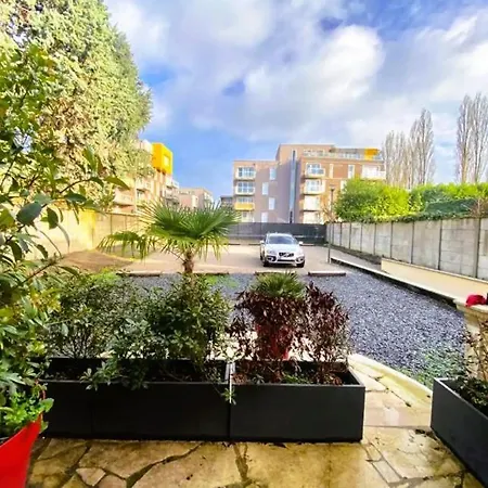 White House - The Sunny Avec Terrasse Et Parking Privé - 20 Min Centre Appartement Amiens