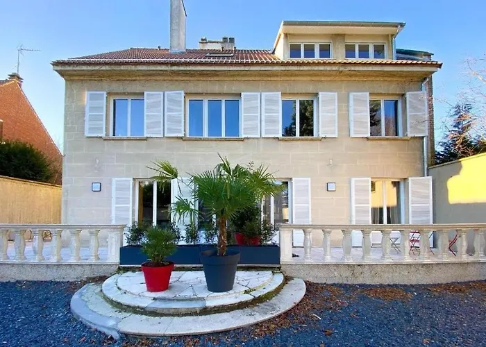 White House - The Sunny Avec Terrasse Et Parking Prive - 20 Min Centre Apartment Amiens